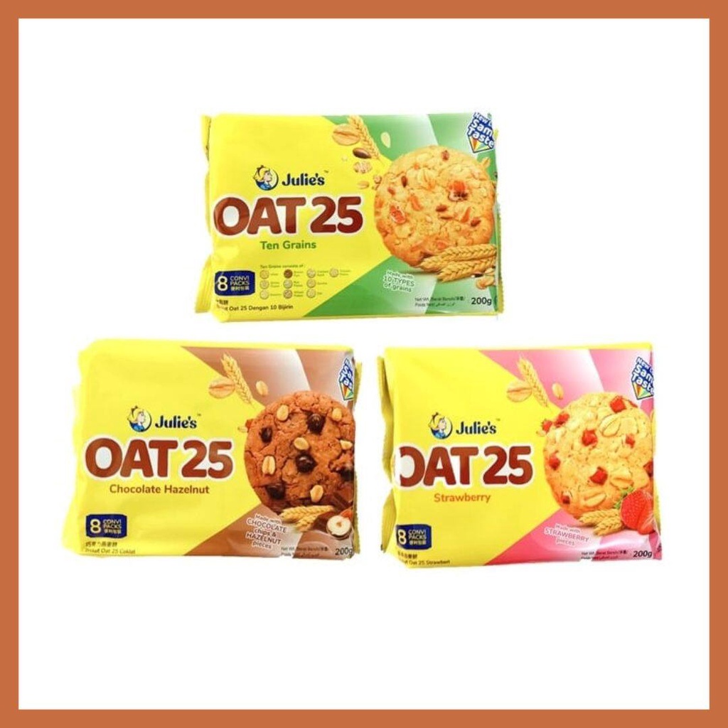 25 JULIE 'S โอ๊ต 25 แซนวิช บิสกิต 200g