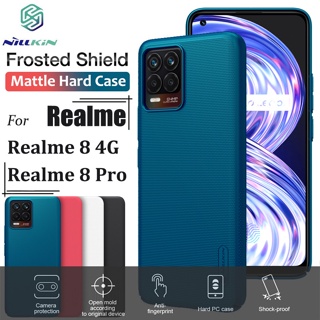 Nillkin เคสโทรศัพท์มือถือ PC แข็ง กันกระแทก หรูหรา สําหรับ Realme 8 Pro