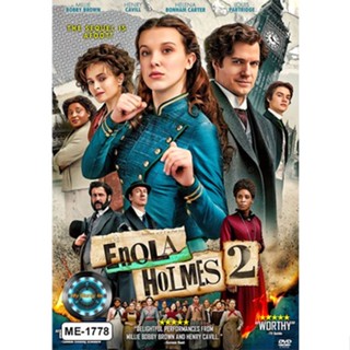 DVD หนังใหม่ เสียงไทยมาสเตอร์ Enola Holmes 2 เอโนลา โฮล์มส์ 2