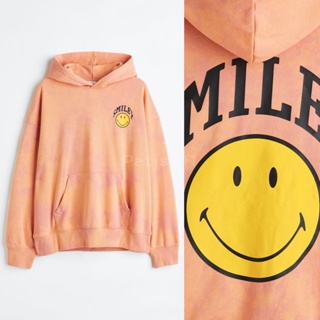 เสื้อกันหนาว hoodie แบรนด์ H&amp;M 💯 | smiley