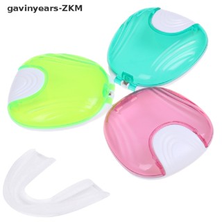 [gavinyearsmx] กล่องเคส สําหรับใส่จัดเก็บฟันปลอม 1ชิ้น [mx]