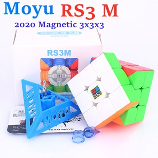 Moyu RS3M 2020 ลูกบาศก์แม่เหล็ก ความเร็ว 3x3x3  MF RS3M 3x3 Magico Cubo รูบิค 3x3 แม่เหล็ก รูบิคแม่เหล็ก