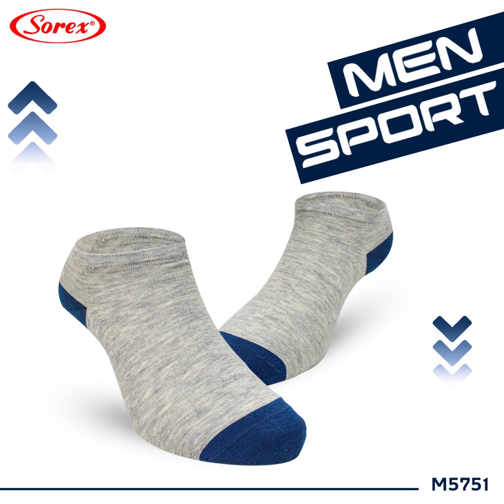 Sorex Mens Sport Ankle Socks Freesize Ankle Socks M5751