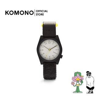 KOMONO Kids Rizzo Kick นาฬิกาเด็ก สีดำ สายไนลอน