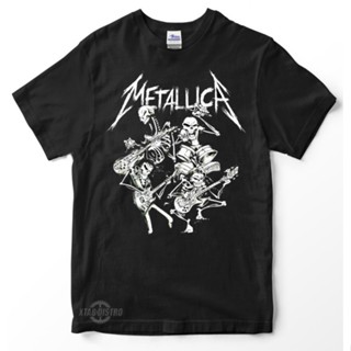 เสื้อยืด พิมพ์ลาย metallica LIVE WIRE พรีเมี่ยม