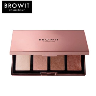 บราวอิท บาย น้องฉัตร พาเลทไฮไลท์โชว์โกลว์ Browit Show Glow Highlighter Palette