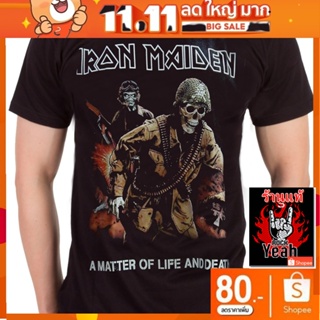 เสื้อวง IRON MAIDEN เสื้อใส่สบาย Rock ไอเอิร์นเมเดน ไอร่อน RCM1854