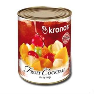 Fruit cocktail in syrup 820g. - Kronos