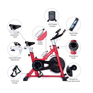 จักรยานออกกำลังกาย อุปกรณ์ฟิตเนส บริหารหุ่น ปั่นในบ้าน Exercise Bike Spinning Bike