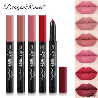 ✧ พร้อม Stcok DRAGON RANEE 12สีลิปสติกเคลือบดินสอกำมะหยี่กันน้ำกันเหงื่อติดทนนานไม่ติดถ้วยลิปกลอสปากกาลิปไลเนอร์ดินสอสูง