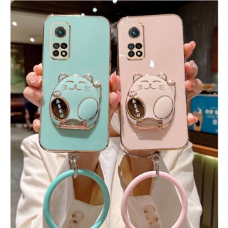 เคส Xiaomi 10T / 10T Pro / A1 / A2 แฟชั่น แมว ตัวยึด เคสโทรศัพท์ กันกระแทก