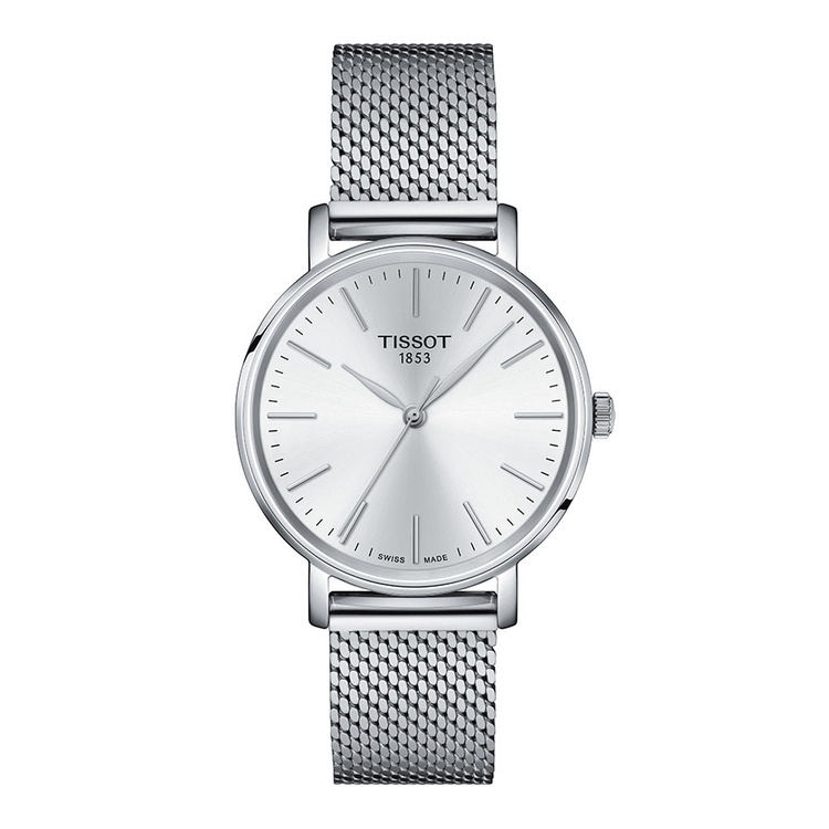 Tissot Everytime ทิสโซต์ เอฟวรี่ไทม์ สีขาว T1432101101100 นาฬิกาผู้หญิง