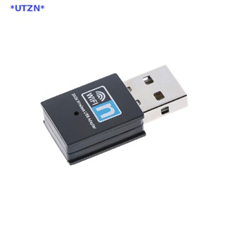 Utzn&gt; ใหม่ อะแดปเตอร์เครือข่าย Wi-fi Wlan ไร้สาย USB 300Mbps 802.11 b/g/n