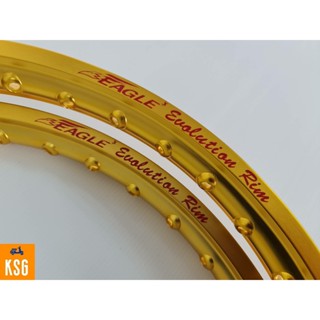 วงล้ออลูมิเนียม Eagle (อีเกิ้ล) ขนาด 1.40x17 สีทองอ่อน จำนวน…