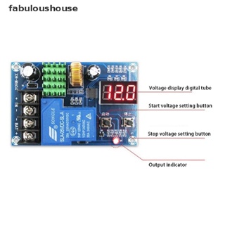 [fabuloushouse] Xh-m604 สวิตช์ควบคุมการชาร์จลิเธียม 6-60V