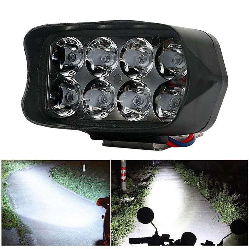 All New เเพค1ชิ้น 8LED ไฟสปอร์ตไลท์ SPOT BEAM US 24Watt 12V-24Vแสงขาว เสริม รถยนต์ มอเตอร์ไซค์