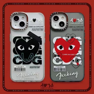 🎁ส่งของขวัญ🎁เคสไอโฟน 14 Pro Max 13 12 11 เคส for เคสไอโฟน11 รูปหัวใจ พกง่ายๆ การป้องกันการตก Case