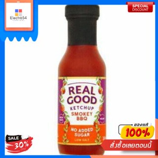 Real Good Ketchup Smokey BBQ ซอสมะเขือเทศ กลิ่น บาร์บีคิว 285 กรัมReal Good Ketchup Smokey BBQ Ketchup Barbecue Parfum 2