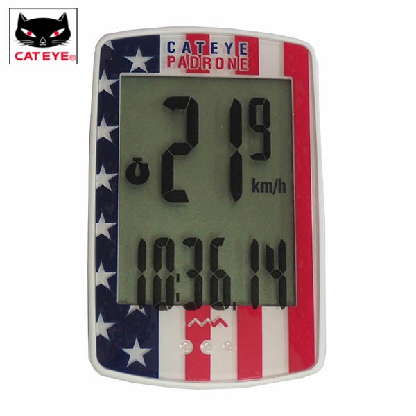 ไมล์จักรยาน Cateye Padrone ไร้สาย หน้าจอใหญ่