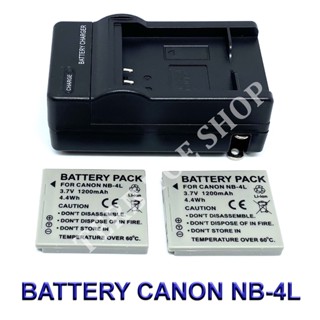 (Set 2+1)NB-4L / NB4L Battery and Charger For Canon IXUS 30,40,50,60,70,80,100 HS,300 BY TERBTOE SHOP