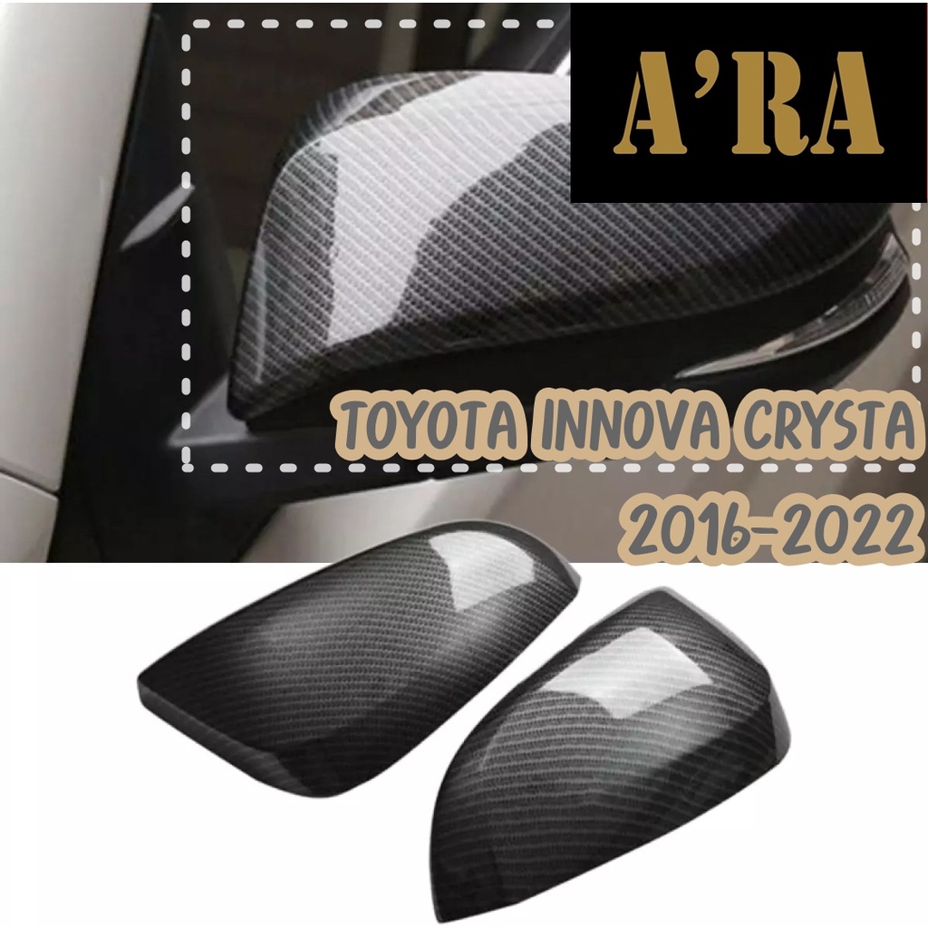 ครอบกระจกมองข้าง Carbon Toyota Innova Crysta 2016-ปัจจุบัน