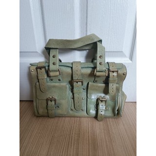 Used Mulberry Roxanne Green Leather Authentic มัลเบอร์รี่ มือสอง ของแท้ ขายตามสภาพ