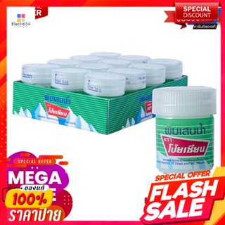 โป๊ยเซียน พิมเสนน้ำชุบสำลี 8 มล. x 12 กระปุกPoy Sian Pim Saen Balm Oil 8ml x 12 Pcs