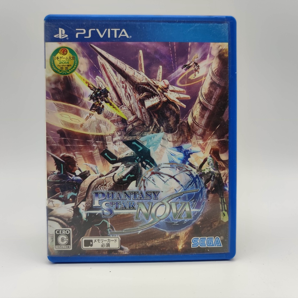 PHANTASY STAR NOVA แผ่นแท้ PSVITA PS vita มีกล่องใสสวมช่วยเก็บระยะยาวให้ด้วย