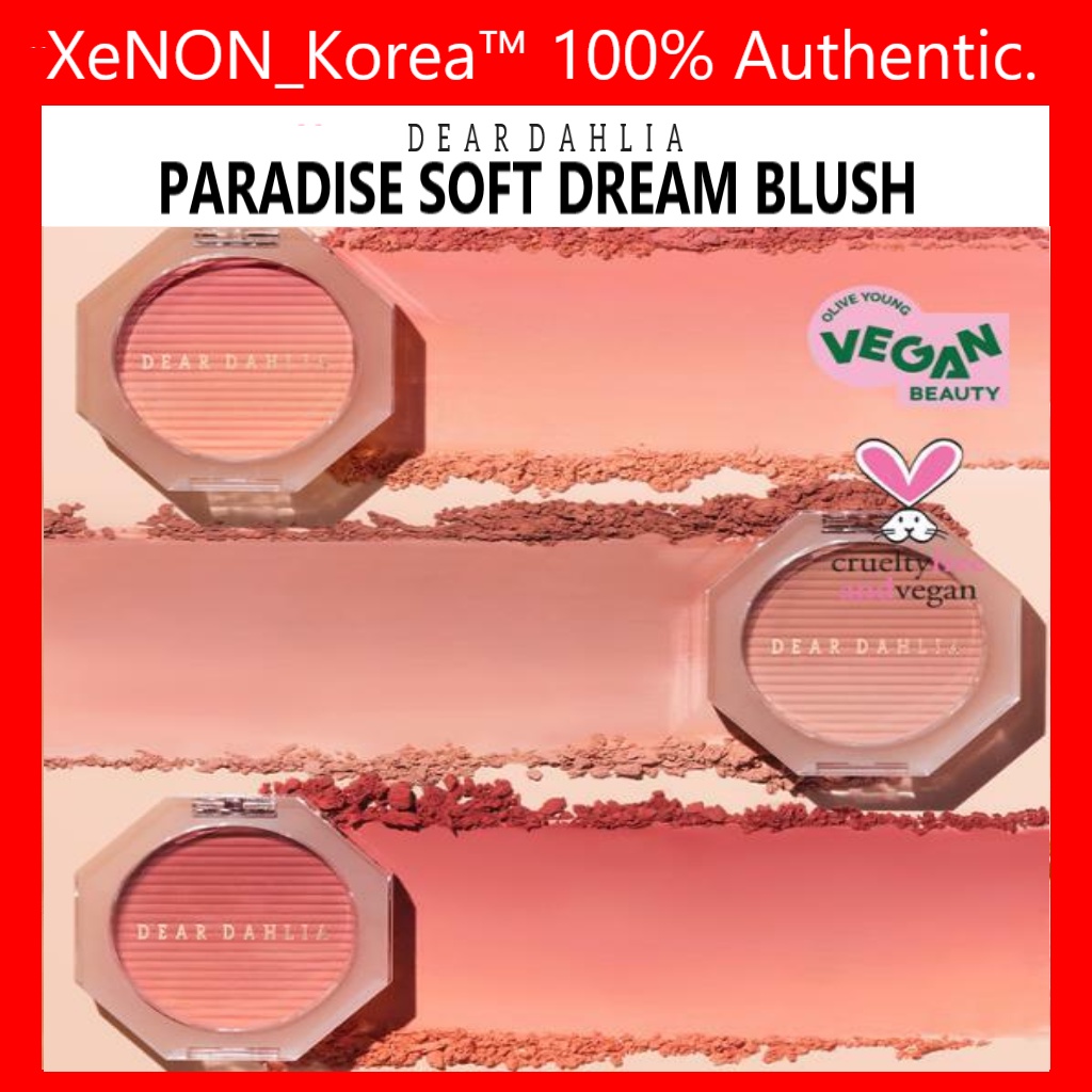 [DEAR Dahlia] Blooming Edition Paradise Soft Dream Blush_ 0.17 OZ. / 5 g_3 สี