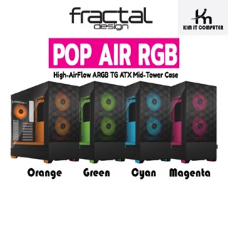 Case Fractal Design POP AIR RGB TG Clear Tint ATX Mid-Tower