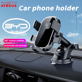 Byd Atto 3 Dolphin ที่วางโทรศัพท์ในรถยนต์ แบบถ้วยดูด 4.7-7 นิ้ว 360 ​​ขาตั้งโทรศัพท์มือถือ หมุนได้ พร้อมตัวดูดซิลิคอน และฐานซิลิโคน แข็งแรง