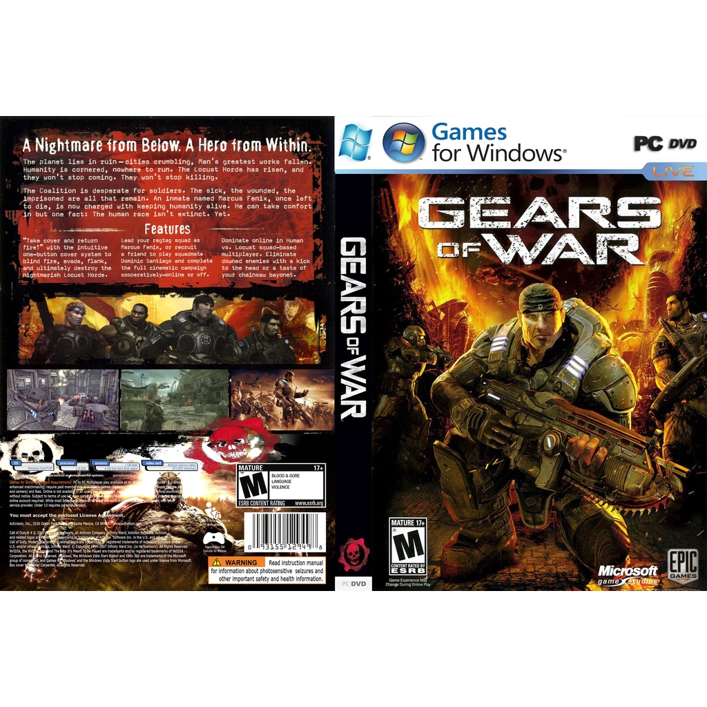เกมพีซี Gears of War [ออฟไลน์ INSTALLATION]