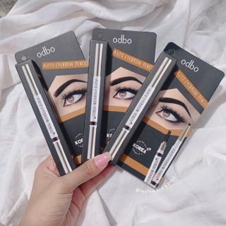 ดินสอเขียนคิ้ว คิ้วออโต้ odbo auto eyebrow OD709 รูปแบบออโต้ ใช้เขียนคิ้วให้สวยคม พร้อมแปรงปัดขนคิ้วให้เรียงเส้น