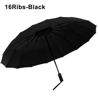 Folding Rain Umbrellas 16Ribs Large Strong Fully Automatic Umbrella  Men Women Luxury Business Male Umbrella Windproof