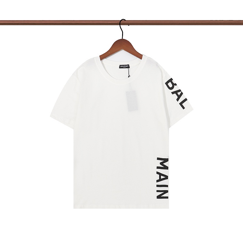 เสื้อยืดคอกลม แขนสั้น พิมพ์ลายตัวอักษร เข้ากับทุกการแต่งกาย แบบเรียบง่าย สําหรับผู้ชาย