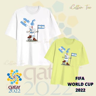 Adult Tops T-Shirt FIFA World Cup T-Shirt Argentina T-Shirt Argentina World Cup T-Shirt Qatar World Cup T-Shirt World Cu