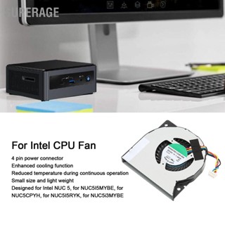 Superage พัดลมระบายความร้อน Cpu ขนาดเล็ก 4Pin สําหรับ Intel Nuc 5 Nuc5I5Mybe Nuc5Cpyh Nuc5I5Ryk Nuc5I3Mybe