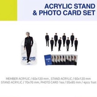 (พร้อมส่ง) NCT 127 - WTMC 1st MD : Acrylic Stand &amp; Photocard set