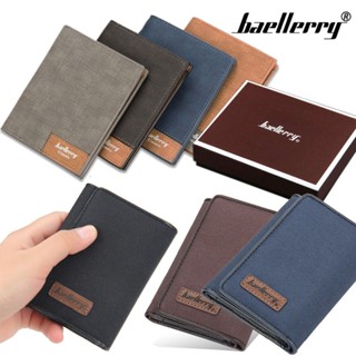 กระเป๋าสตางค์ผู้ชายใบสั้น Baellerry มีกล่อง ของแท้100% จาก Official Store