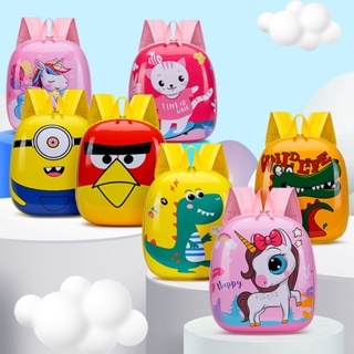 กระเป๋าเป้สะพายหลัง PVC ลายการ์ตูนอนิเมะ Minions Unicorn สําหรับเด็กอนุบาล