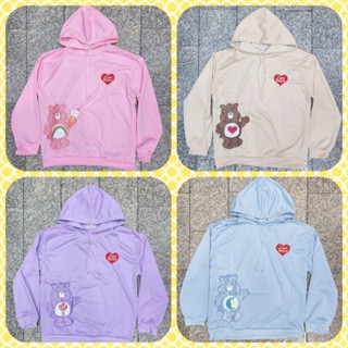 เสื้อกันหนาว กันลม Care Bears แบบมีฮู้ด ขนาดฟรีไซส์ เด็กโตใส่ได้ ผู้ใหญ่ใส่สวย