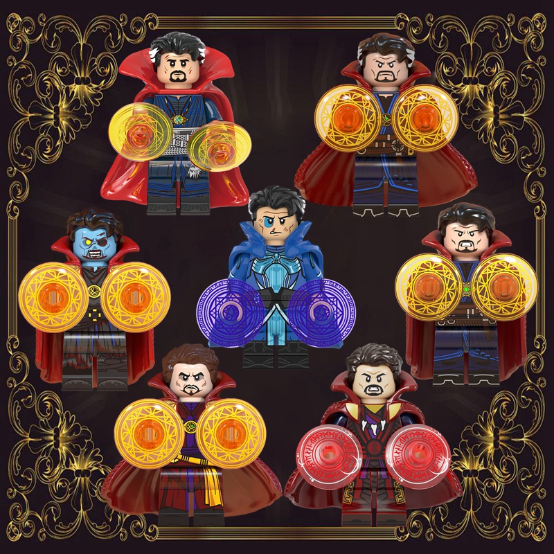 บล็อคตัวต่อ รูปภาพยนตร์ Marvel Doctor Strange in the Multiverse of Madness ขนาดเล็ก ของเล่นเสริมการเรียนรู้ สําหรับเด็ก