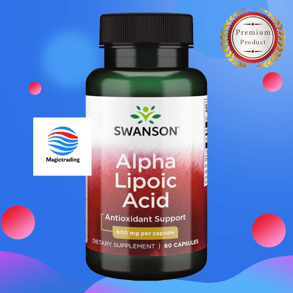 Swanson Ultra Alpha Lipoic Acid 600 mg / 60 Capsules.(ALA)