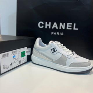 CHANEL SNEAKER  2022 COLLECTION 💕มาเเล้วเป็นอีกรุ่นที่มาเเรงตลอดกาล ทำจากหนังเเท้100% ไส้สบาย มาพร้อมกล่องครบ เป็นงานสุด