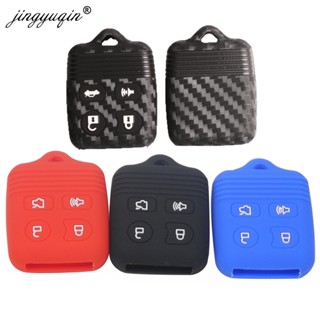 jingyuqin 30pcs/lot 4 Buttons Remote Car Key Transit Keyless Silicone Cover fit for Refit Ford Lincoln Mercury Fob Case