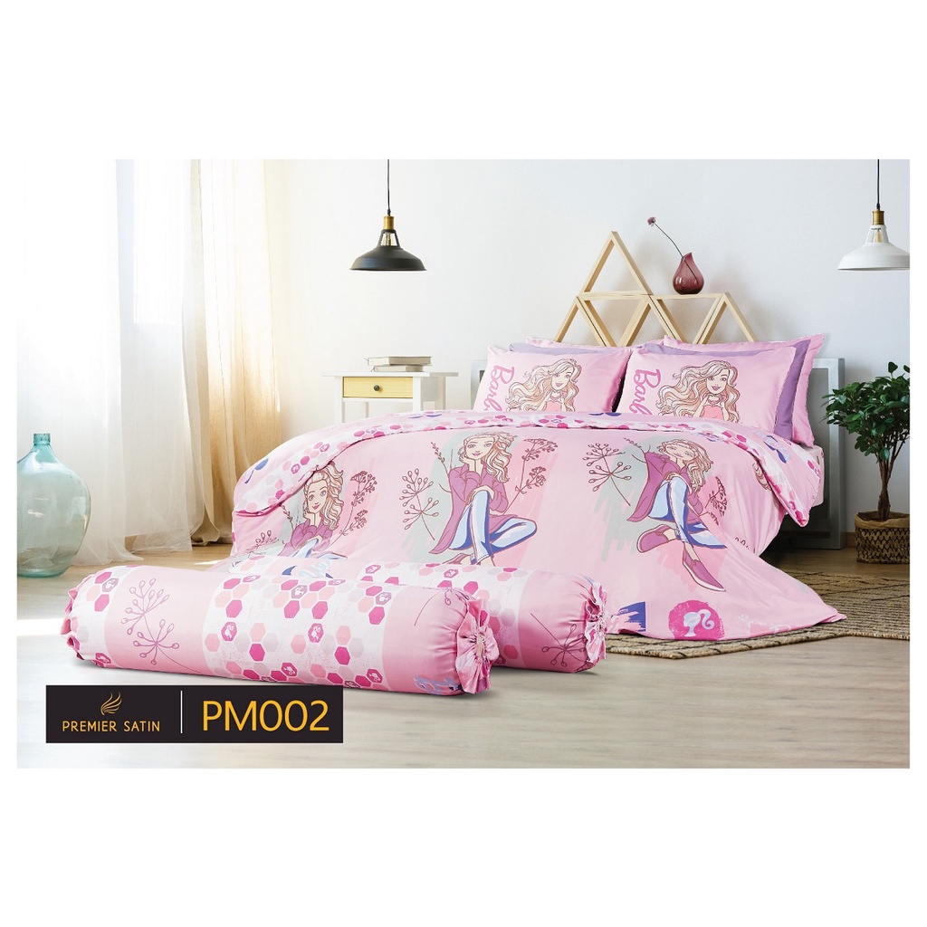 [NEW ARRIVAL] Premier satin Kids Upgraded Spec project ผ้าปูที่นอน 6 ฟุต 5 ชิ้น [ไม่รวมนวม] ยับยั้งการเกิดไรฝุ่น