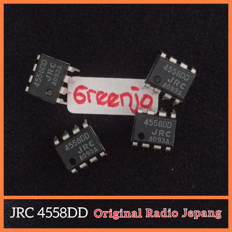 Ic JRC 4558D D / JRC4558DD DUAL Op Amp วิทยุ JRC ดั้งเดิมญี่ปุ่น