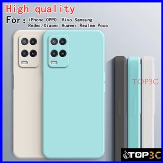 เคส Realme 8 5g 8 Pro 8i 9i 9 Pro plus 7 Pro 9 เคสโทรศัพท์มือถือ สีพื้น สําหรับ YT