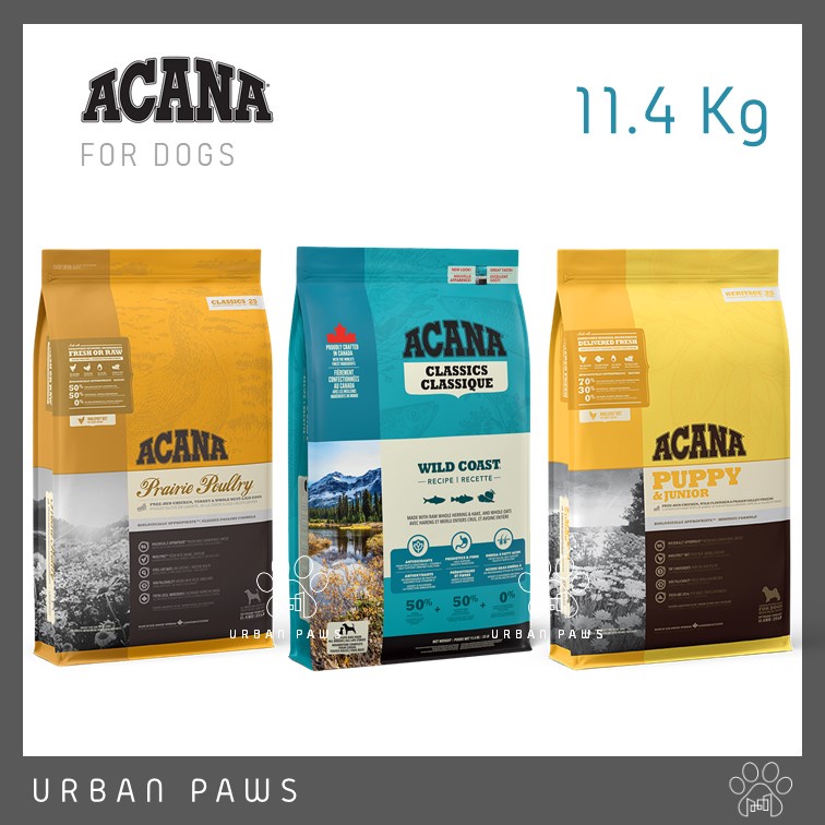 อาหารสุนัข ACANA for dogs เกรดซุปเปอร์พรีเมียม จากแคนนาดา ขนาด 11.4 kg ...