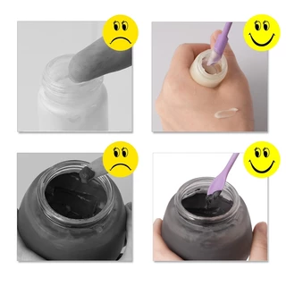 Retractable ซิลิโคน Mini Scraper เครื ่ องสําอางค ์ Scoop ครีม Liquid Foundation 2/4 ชิ ้ นเครื ่ องมือความงาม